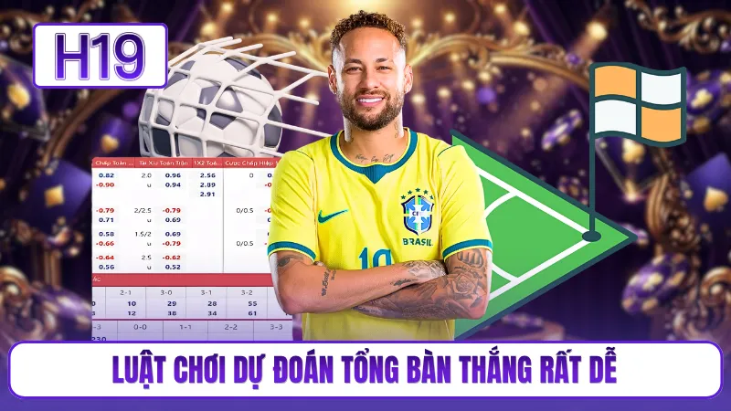 Luật chơi dự đoán tổng bàn thắng rất dễ