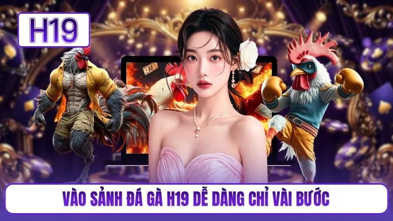 Vào sảnh đá gà H19 dễ dàng chỉ vài bước